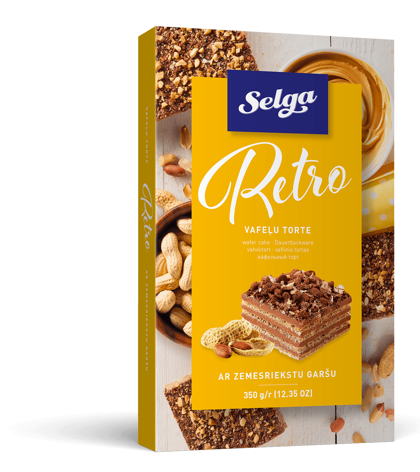 SELGA VAFEĻU TORTE RETRO