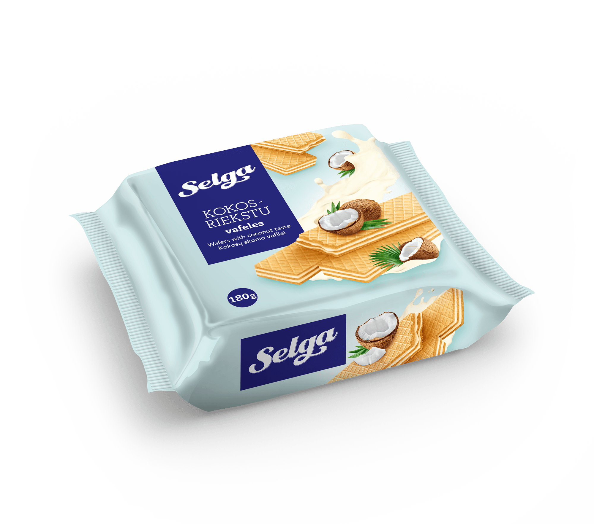 SELGA KOKOSRIEKSTU VAFELES