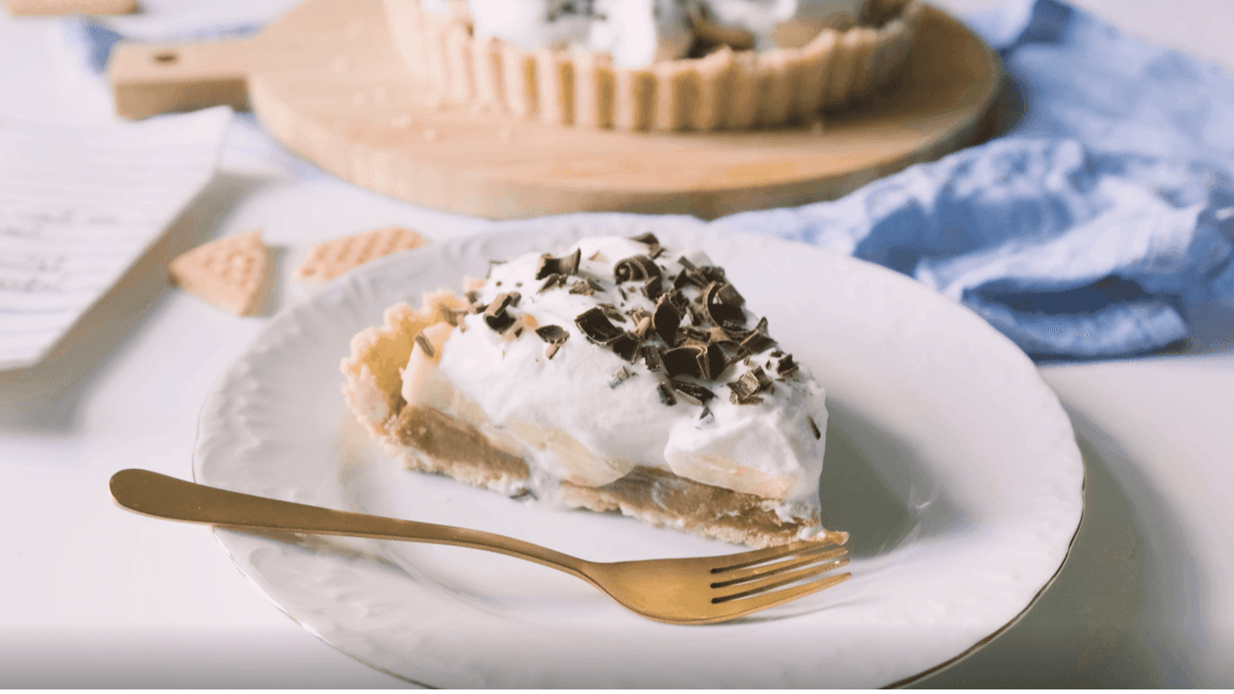 Banoffee Pie jeb banānu kūka