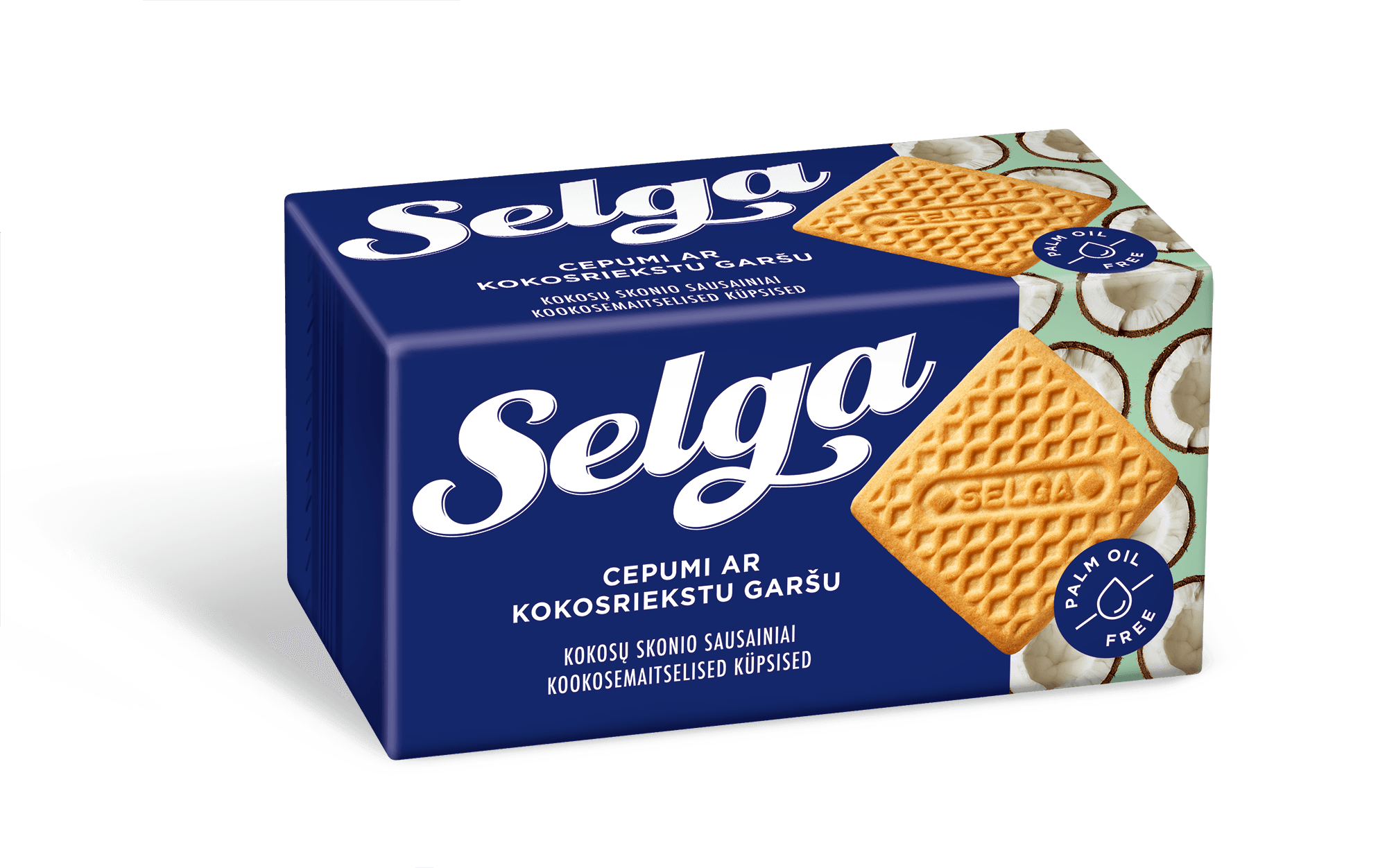 SELGA CEPUMI AR KOKOSRIEKSTU GARŠU