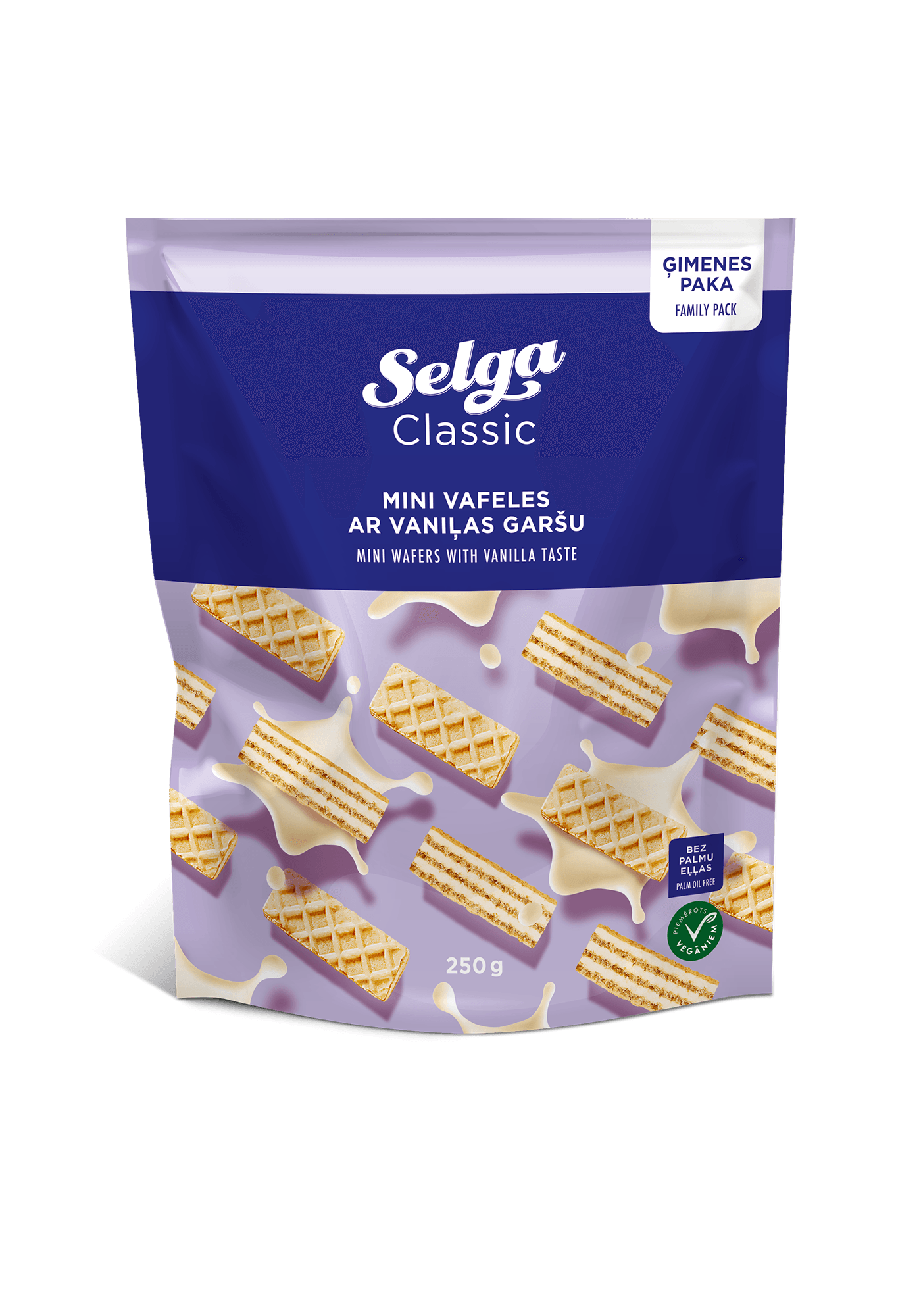 SELGA MINI VAFELES AR VANIĻAS GARŠU