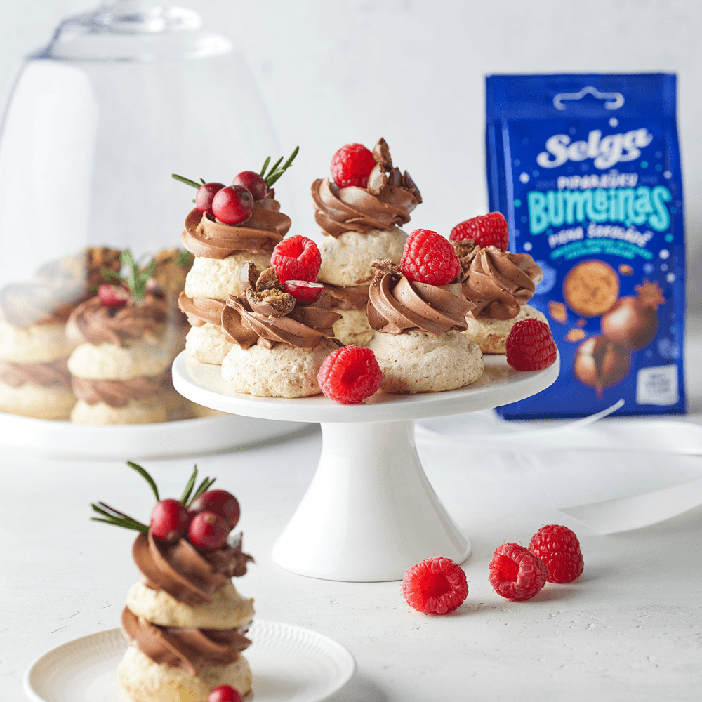 PIPARKŪKU BEZĒ AR ŠOKOLĀDES KRĒMU