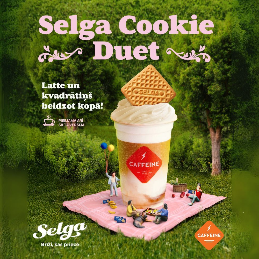 "Selga" Cookie Duet – latte un kvadrātiņš beidzot kopā!