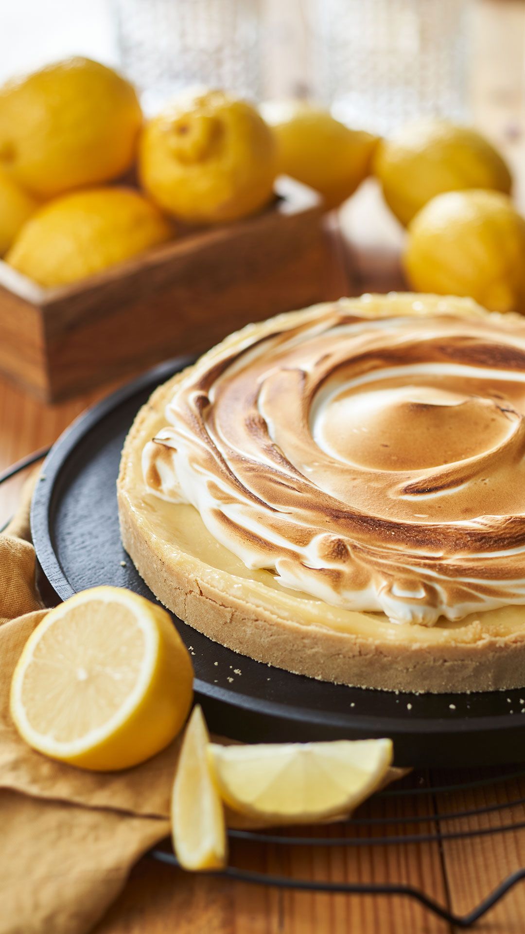 Citronu pīrāgs ar meringu