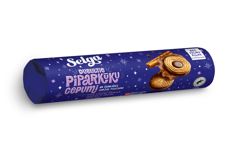 Apskati jaunos Selga dubultos piparkūku cepumus!