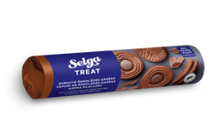 Dubultie šokolādes garšas cepumi ar šokolādes garšas krēma pildījumu